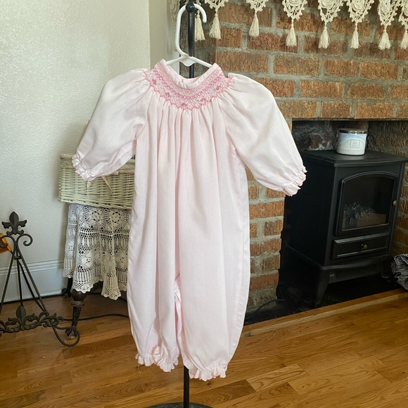 Sophie Dess Smocked Infant Girls Long all size 12 months - Picture 2 of 12